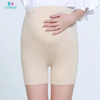 

1Pc Cotton Pregnant Women's Safety Shorts Adjustable Lace Breathable Maternity Render Pants Casual Big Size Pregnancy Underpants