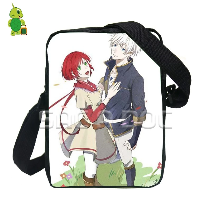 

Anime Akagami No Shirayukihime Mini Shoulder Bags Boys Girls Small Handbag Yuki Zen Crossbody Messenger Bag Casual Travel Bags