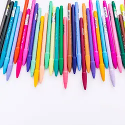 Творческий крюк волоконные ручки 36 Цвета фломастеры милые тончайший маркером на водной основе товары для рукоделия маркер для рисования