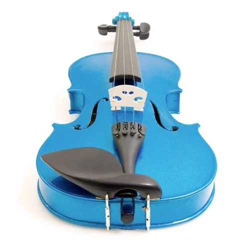 

4/4 Violin Blue Maple Wood Acoustic Violin With Case, Rosin, Bow