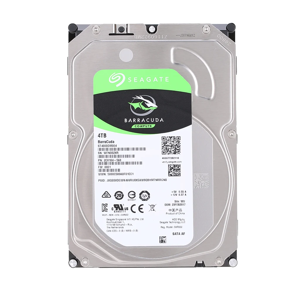 

Seagate 4TB Desktop HDD Internal Hard Disk Drive 5900 RPM SATA 6Gb/s 64MB Cache 3.5 inch ST4000DM004 HDD Drive Disk For Computer