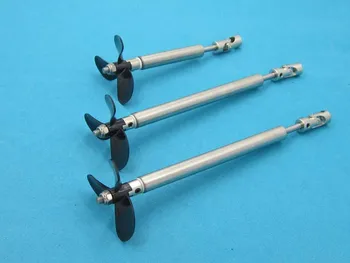 

4mm Boat Shaft Drive Shaft +Cardan Joint+3 Blades Propeller +Stainless Steel Shaft Sleeve+ Prop Nut For Rc Boat