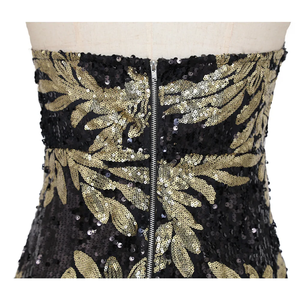 bandeau sequin dress 2175 (16)