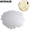 MTSPACE 9pcs/Set Mirror Wall Stickers Decal Self-adhesive Tiles Mirror Stickers 3D Mirror Wall Art Home Decors Wall Decal 2