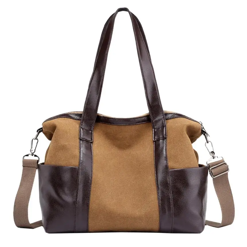 

OCARDIAN Shoulder bag Women Canvas Casual Totes Vintage High Quality Female Hobos Single Shoulder Bags Drop shippingA0803#30