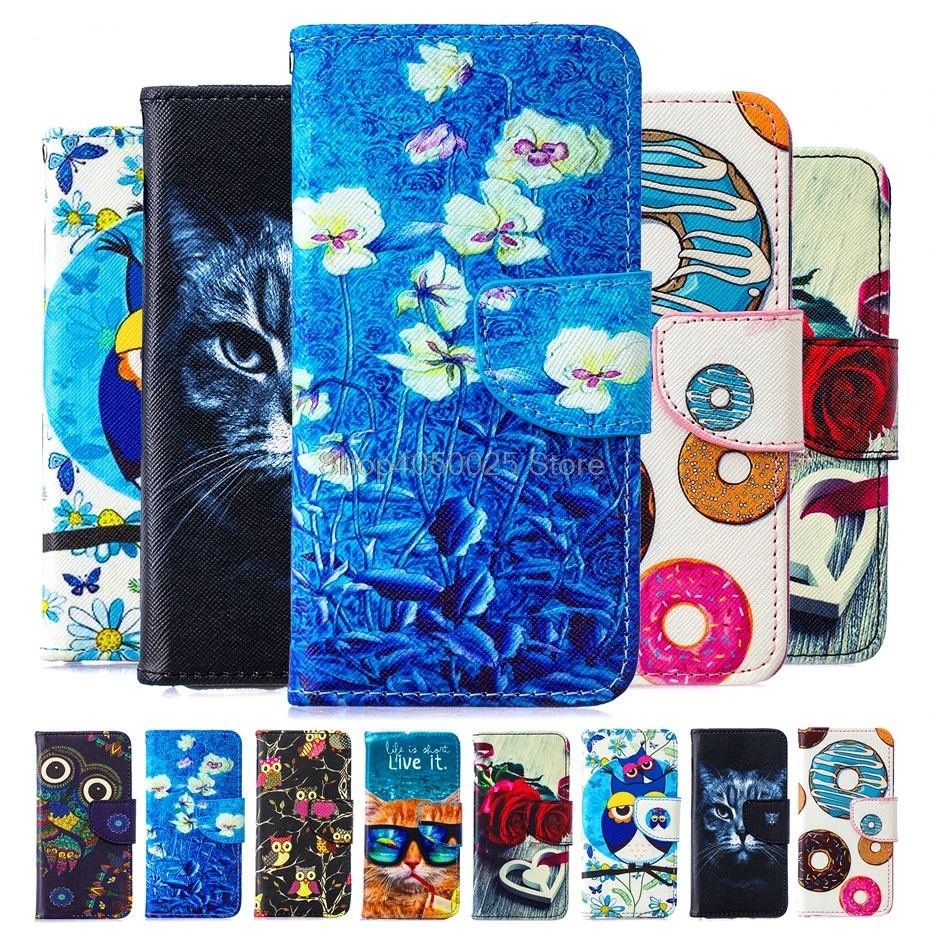 

Flip Wallet Case for Capa Samsung galaxy J3 J4 J6 A5 2018 J5 2017 S7 edge S8 S9 S10 Plus Cases Phone Cover Coque housing hoesjes