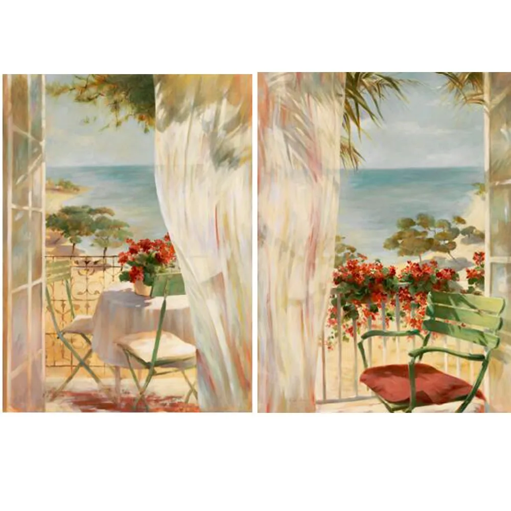 

Ocean view outside the window 5D DIY Diamond embroidery Cross Stitch diamond painting full drill square wedding decoration gift