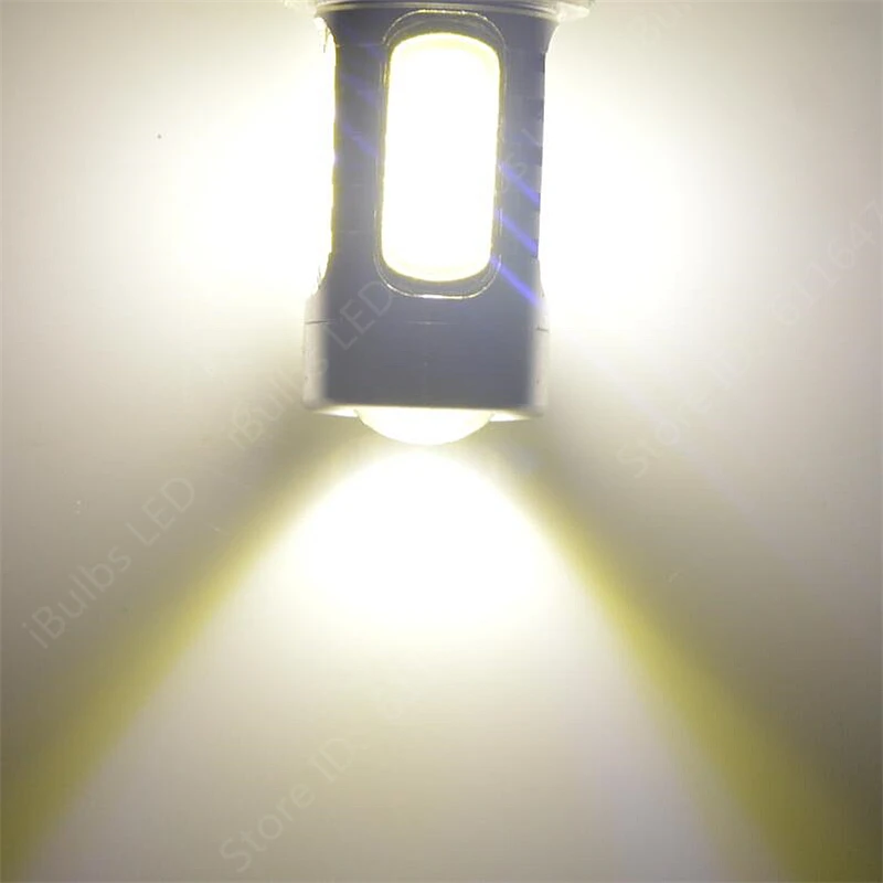 2 шт. H4 с объективом супер яркий Автомобильный светодиодный передний светильник отличается высокой h4 ближнего и дальнего света светильник тумана Лампа накаливания свет 12 V-24 V