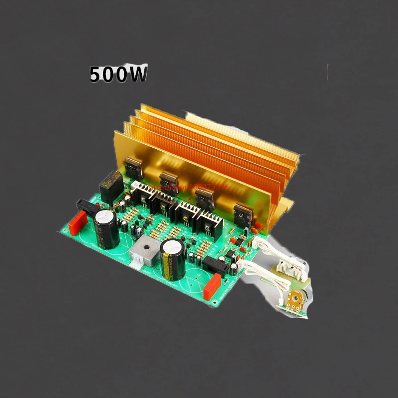 

KYYSLB AC Double 12~30V 500W High Power Subwoofer Amplifier Board 1943 5200 on The Tube DIY Home Audio Amplifier Board 4558