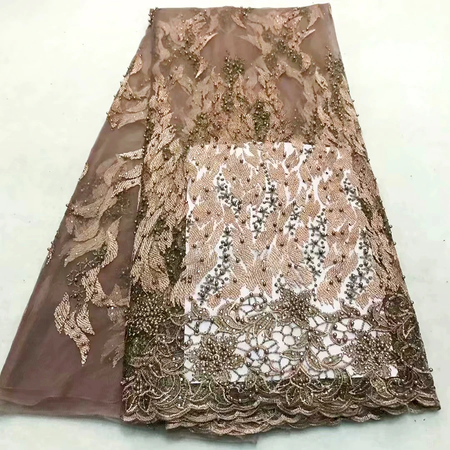 

New Store Fabric Wholesale Usa Net Lace Fabric 2018 High Quality African Lace Fabrics Switzerland With Rhinestone And beads