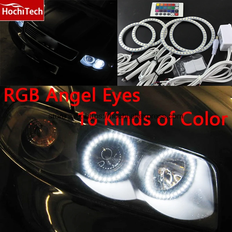 HochiTech с несколькими цветами RGB Цвет светодиодный Ангельские глазки гало кольца