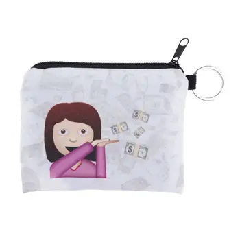 

3D Digital Printing Coin Purse Small Change Money Bag Women's Fashion Mini Portable Key Card Pouch