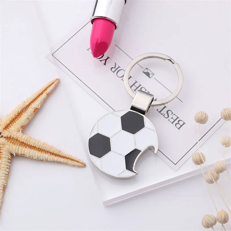 

FANLUS Metal Football Boot Keychain Soccer Key Ring Stainless Steel Car Keyring Four Leaf Clover Keychain Birthday Gift