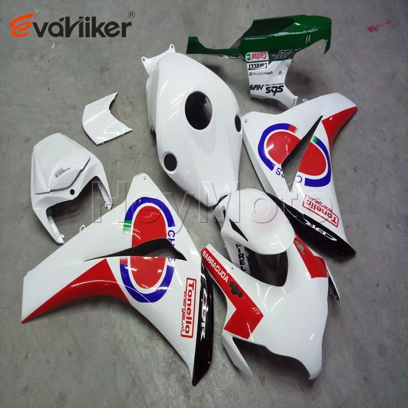 Пользовательские ABS мотоцикл обтекатель для CBR1000RR 2008 2009 2010 2011 мотоциклетные панели+ 5 подарков Синий Белый литья под давлением H2 - Цвет: G
