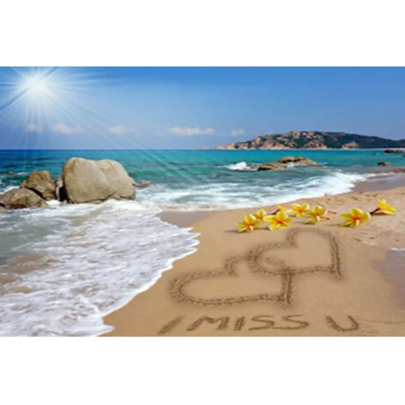NEW Seaside Landscape Cross stitch diy diamond painting sea sunshine