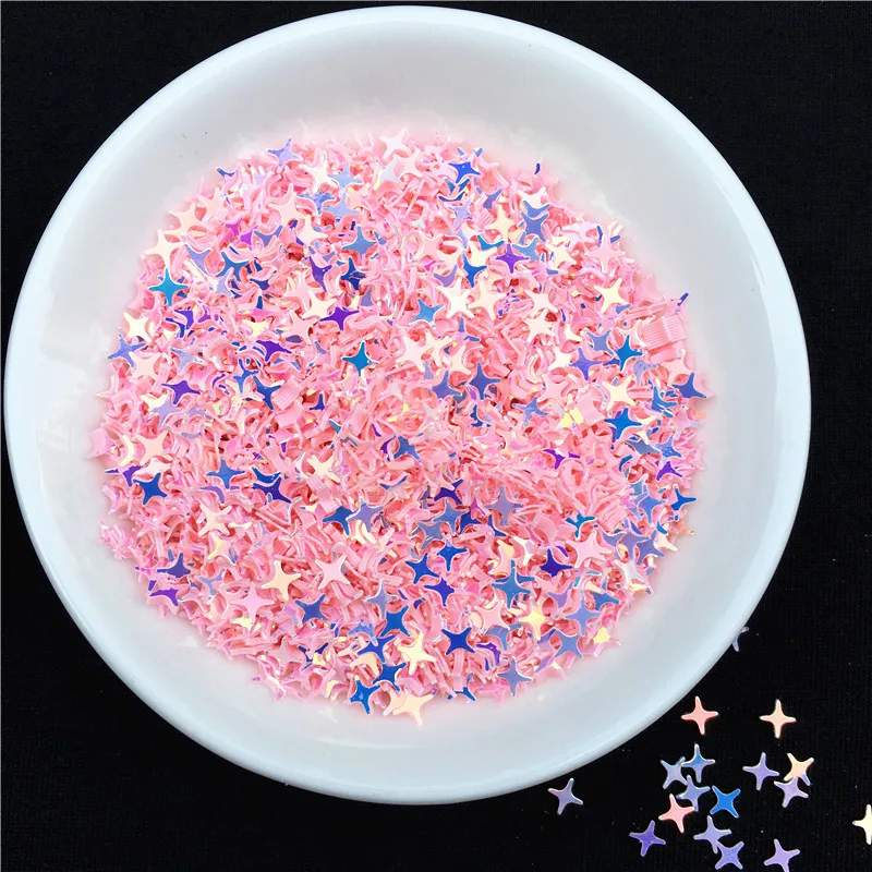 

500g/pack 4mm Star Shape Loose Sequins Paillettes for Nails Art wedding Decoration Confetti Star Nail Sequin Arts and Crafts