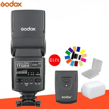 Godox TT520 II Flash TT520II with Build-in 433MHz Wireless Signal +Color Filter Kit for Canon Nikon Pentax Olympus DSLR Cameras