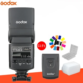 Godox TT520 II Flash TT520II with Build-in 433MHz Wireless Signal +Color Filter Kit for Canon Nikon Pentax Olympus DSLR Cameras
Godox TT520 II Flash TT520II with Build-in 433MHz Wireless Signal +Color Filter Kit for Canon Nikon Pentax Olympus DSLR Cameras