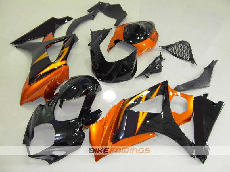 

TOP New Motorcycle Fairings kit Fit For Suzuki GSXR1000 K7 2007 2008 GSXR-1000 07 08 ABS Bodywork set orange black