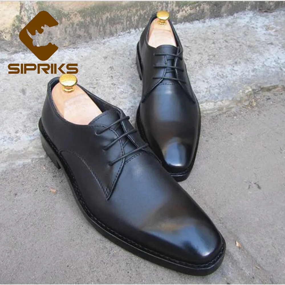 shiny tuxedo shoes