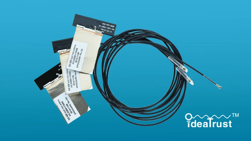 3Pcs 54CM IPEX4 Laptop WiFi Internal antenna Antennas NGFF MHF4 for BCM94360HMB 8260NGW 8265NGW