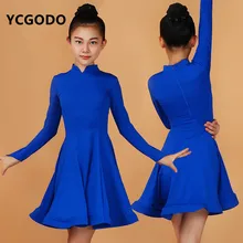 Платье для латинских танцев для девочек; цвет черный, красный, фиолетовый; светильник; платья для бальных танцев; детское платье для самбы; костюмы для сальсы; Танцевальная юбка для сцены