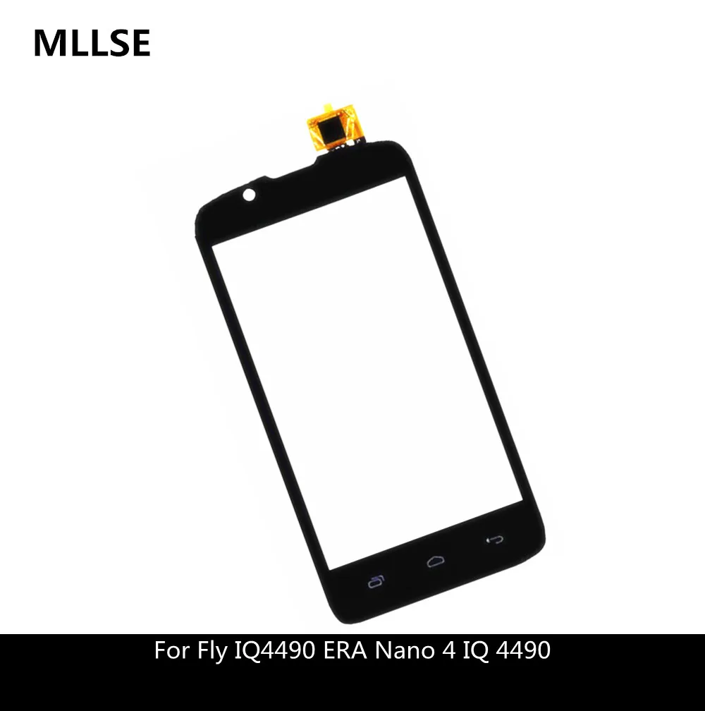 

4.0'' High quality Front Touch Screen Digitizer Panel Glass Sensor For Fly IQ4490 ERA Nano 4 IQ 4490 Touchscreen + sticker