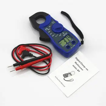 

MT87 Blue Digital Multimeter Amper Clamp Meter Current Clamp Pincers AC/DC Current Voltage Tester