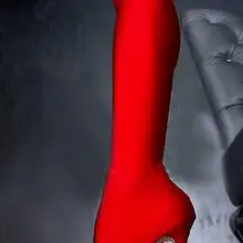 Botas Mujer Цена Красный Серый Эластичная Ткань Колено Высокие Сандалии Сапоги Peep Toe Гладиатор Сандалии Сапоги Для Женщин Летом