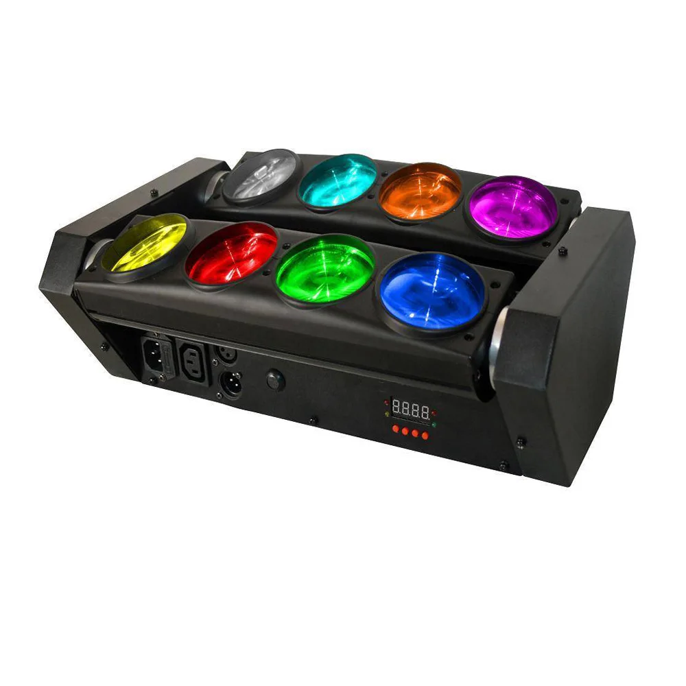 

2018 free shipping led spider light 8x10w rgbw 4in1 leds beam moving head light