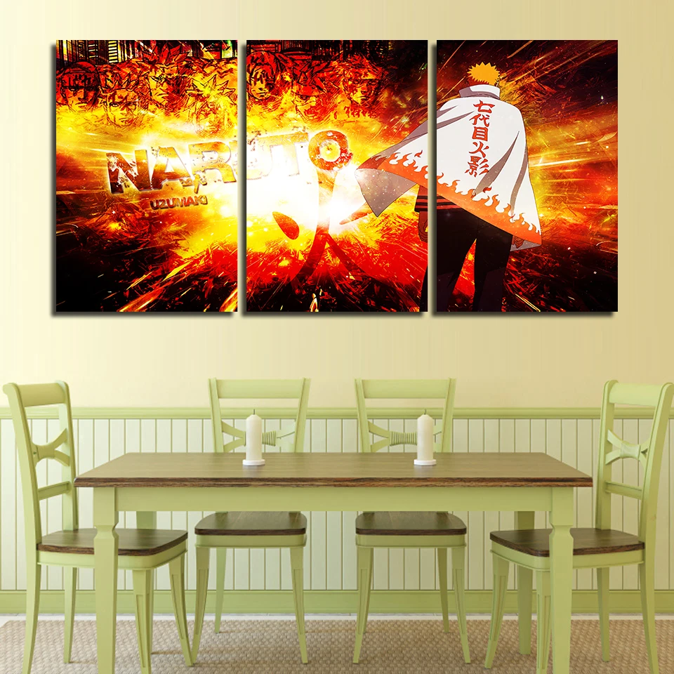 Home Decoration Modern Canvas Poster Anime Naruto Print Painting Modular Wall Art Abstract Picture Bedroom Background Artwork | Дом и сад