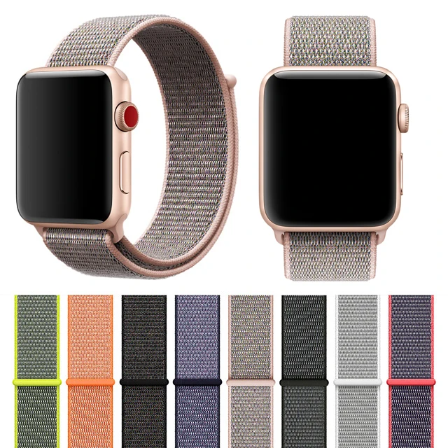 New Nylon Sport Loop with Hook and Loop Fastener Adjustable Closure