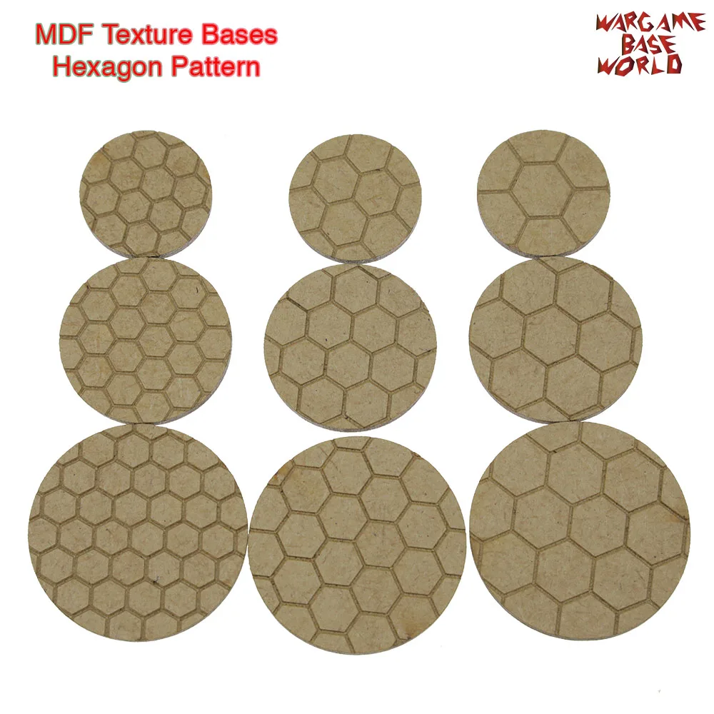 LaRGE Circle Round Bases in Laser Cut 3mm MDF 125MM 150MM 175MM 200MM