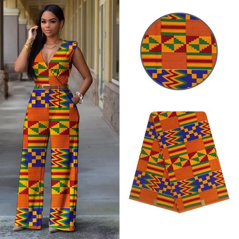 

2019 Veritable Ankara Nigeria Wax Print Fabric 100% Cotton Ghana Kente Real Dutch African Wax Prints Fabric Pagne Wax For Dress