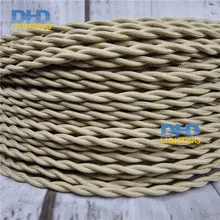 12 м/лот 2x0,75 мм2 веревка готового цвета винтажные скрученные электрические проводы тканевый кабель винтажный шнур для лампы подвесной светильник провод