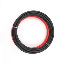 20 м/лот(черный кабель 10 М+ Красный кабель 10 м) 6mm2 MC4 солнечной разъем кабеля 10AWG черный или красный TUV утверждения Мощность кабель для MC4/MC3