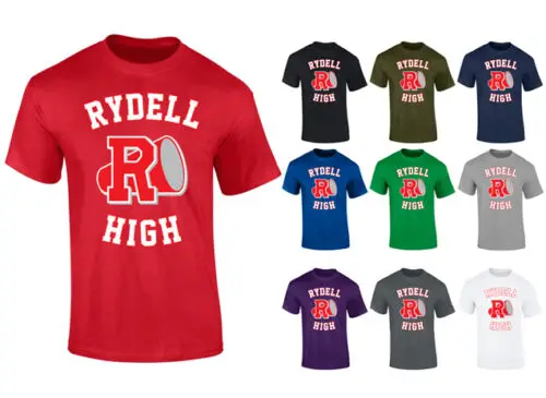 Мужские Rydell Высокий Логотип Школы Трикотажный костюм футболка новый s-xxl | Мужская