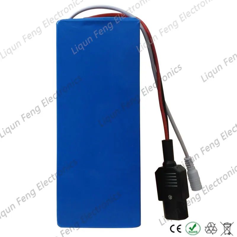 Cheap Wholesale 5pcs/Lot EBike Battery 250W 350W 500W 36V 10AH Built in 15A BMS 36V 10AH Scooter Lithium Battery+5pcs 42V 2A Charger 4