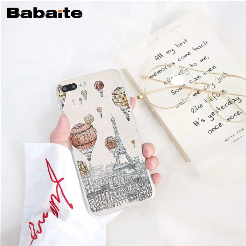 red umbrella in Paris London Eiffel Tower New york Lover Autumn Maple 