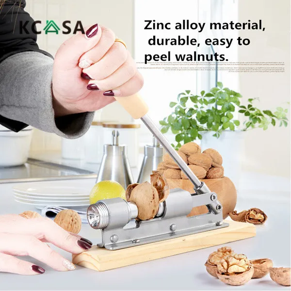 

KCASA mechanical sheller walnut nutcracker nut cracker fast Opener Labor saving tool fruits and vegetables for kitchen tools