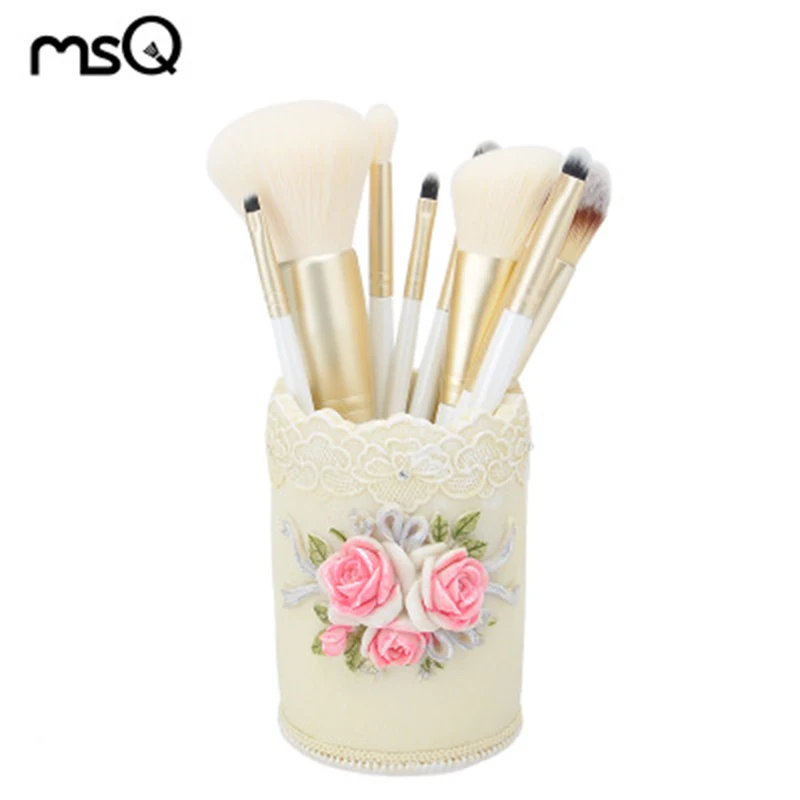 Makeup Brushes Set Storage Bucket Beginner Make up Eye Shadow Lip Face