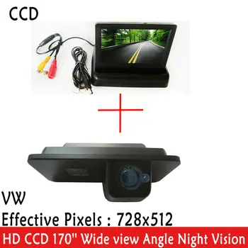 

High Resolution 4.3" Color LCD Car Parking Assistance Monitors RearView camera FOR VW GOLF 4 5 6 MK4 MK5 EOS LUPO BEETLE Superb