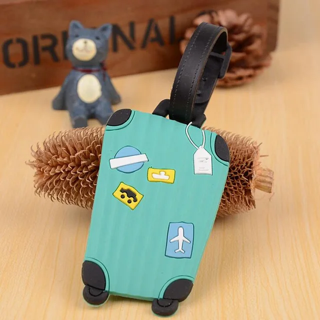 New Creative Cute Luggage Tag Travel Accessories Silica Gel Suitcase ID