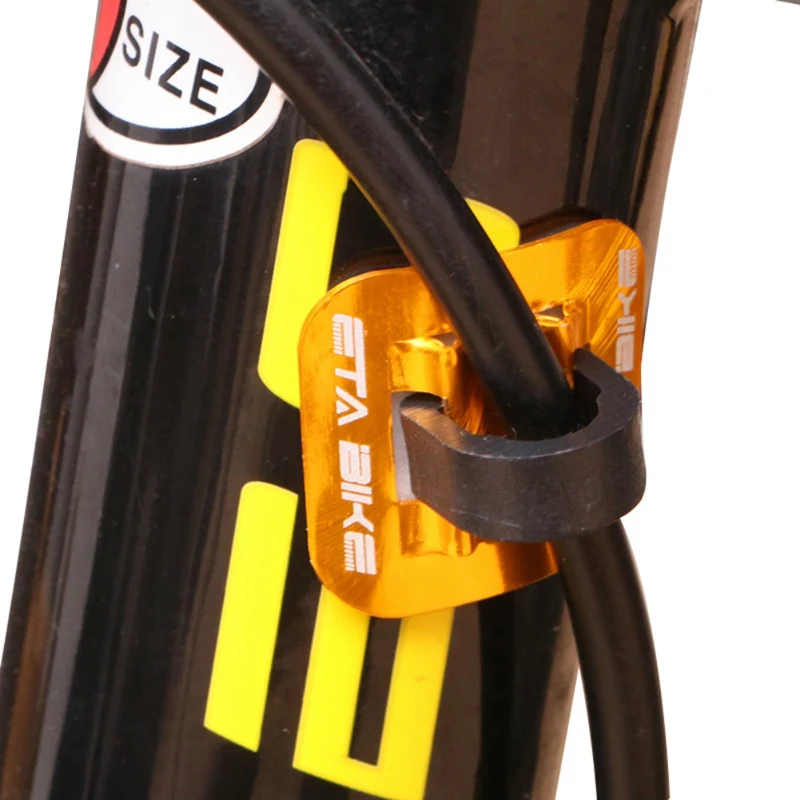 5 шт./лот, велосипедный цикл, MTB, пряжки, зажимы, шланг, Тормозная Линия, зубчатый кабель, корпус, направляющий тормозной кабель, велосипедные кабели