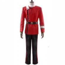 Star Trek II-VI Wrath of Khan Starfleet Kirk Spock Uniform Cosplay Costume   &