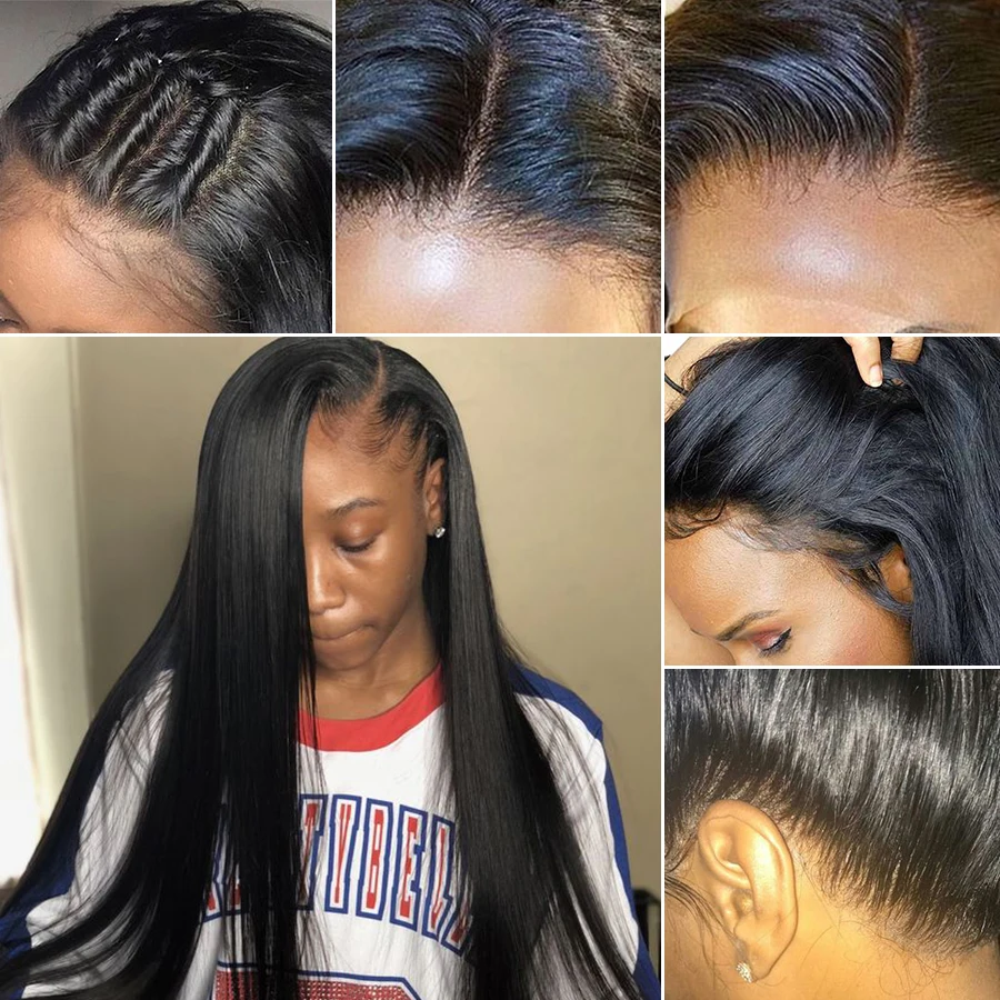 lace front human hair wigs wig preplucked straight lace front wig wigs 