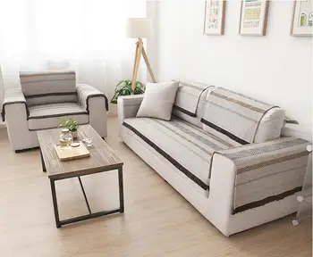 

90cm Cotton Sofa Towel Sectional Sofa Cover Slip Resistant Single-seat Double-seat Three-seat Sofa Towel Cover Slipcover Textile