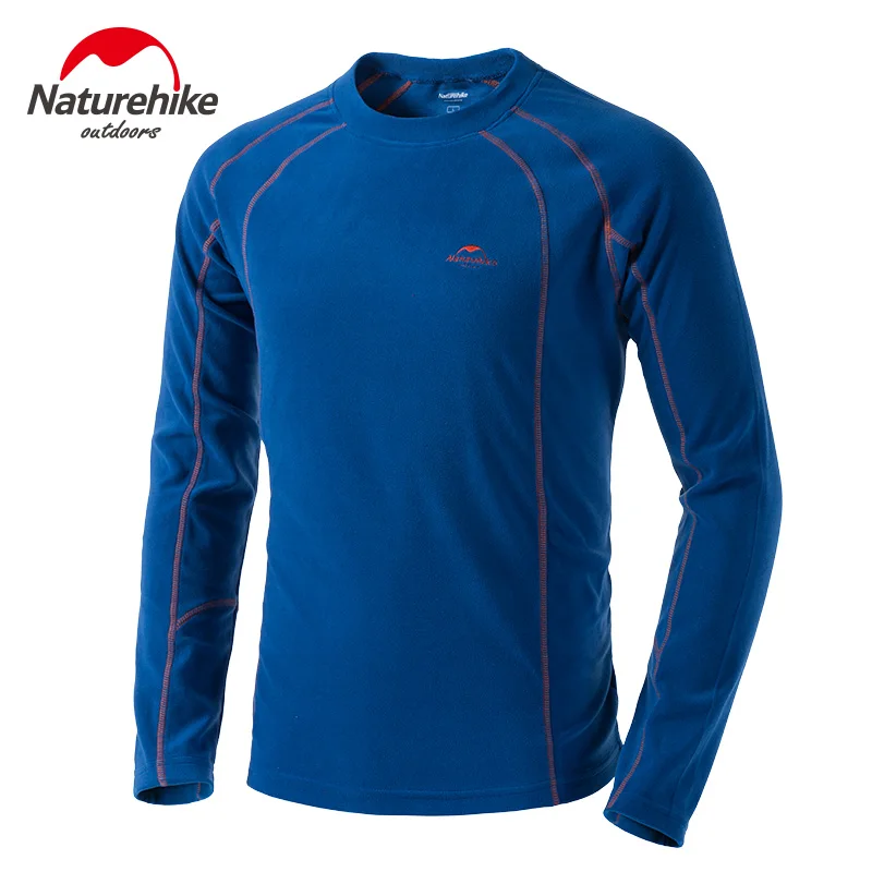 Naturehike Hiking T shirts Fleece warm sportswear shirts Mountaineering
