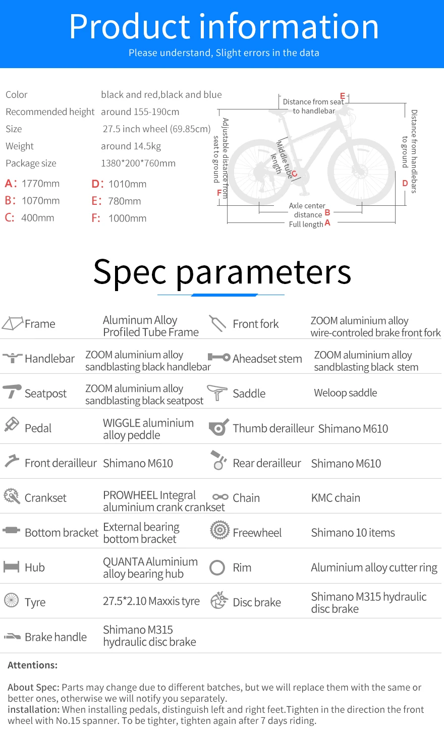 Sale FOREVER New 30 Speed Bicycle Wire-controlled Locking Fork Change Wheel Hydraulic disc brake MTB Bike 27.5 inch 2