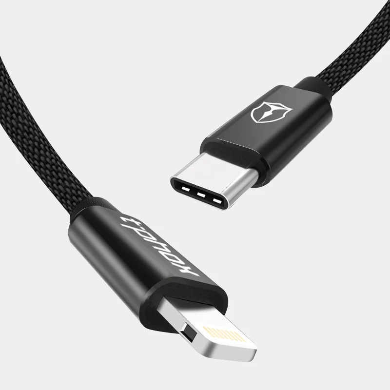 T phox для Lightning to usb c Cable PD 10 W быстрой зарядки кабель iPhone XS 8 7 6 S USB C MacBook iPad Pro|Кабели